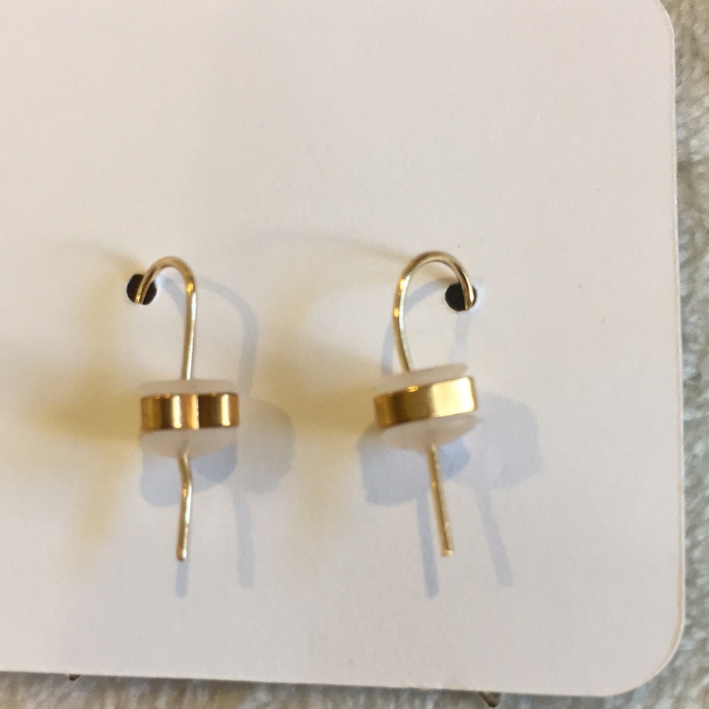 Heart Burst Fashion Pierced Earrings Gold Silver Alloys NWT 1”x.75” artistic cre - Picture 7 of 12